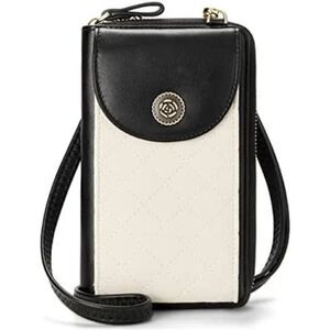 New Small Cell Phone Purse Crossbody Bags Black white